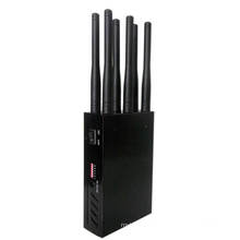 6 Antennas Portable Mobile GPS/GSM Jammer 3G/4G Mobile Phone Jammer